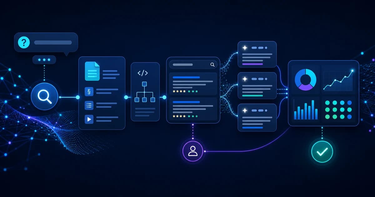Case visibility AI dashboard for law firms showing AI answers, citations, search visibility, intake paths, and signed-case tracking